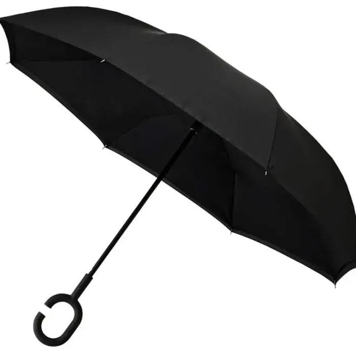 Windproof Umbrellas|Upside Down Umbrella-Umbrella Heaven All Inside Out Upside Down Umbrella Black