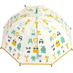 Kids Dome Umbrella|Boys Umbrellas-Umbrella Heaven Animal Friends Kids Dome Umbrella