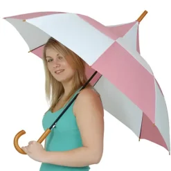 Golf Umbrellas|Golf Umbrellas-Umbrella Heaven Big Top Ella Pink and White Golf UmberElla Multi-Coloured