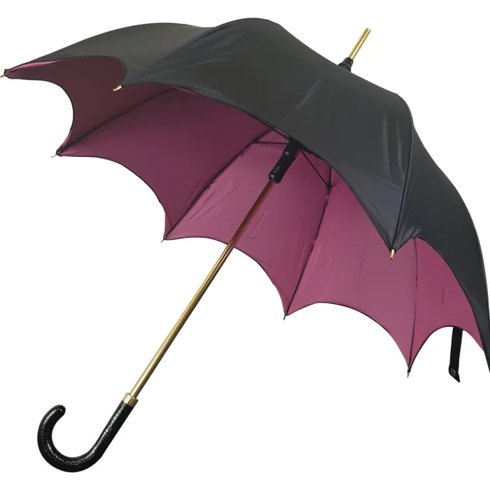 Ladies Vintage Umbrellas|Ladies Vintage Umbrellas-Umbrella Heaven Black and Pink Gothic Umbrella – ARWEN