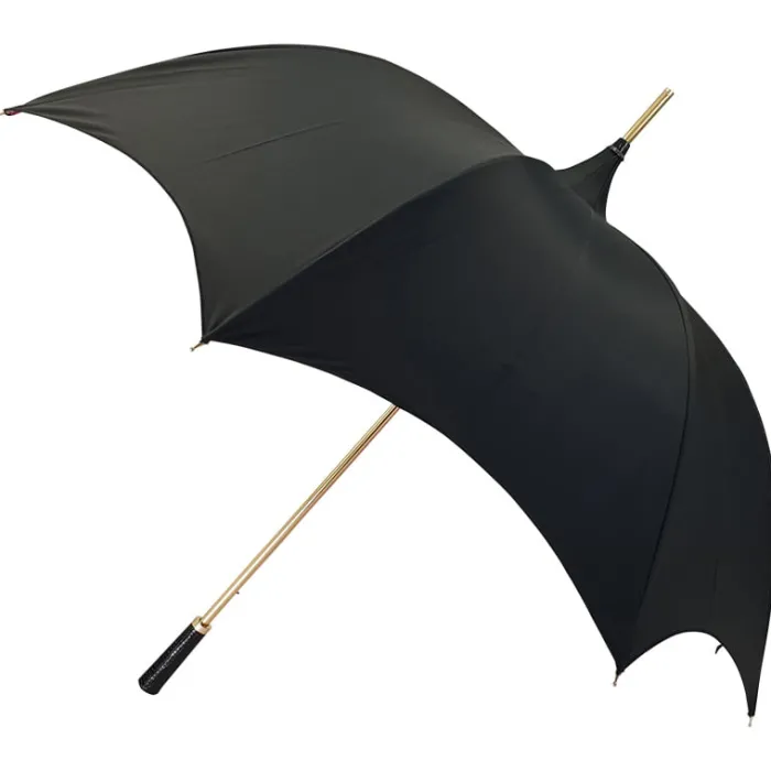 Fashion|Gothic-Umbrella Heaven Black and Pink Gothic-Style Umbrella – ESMERELDA