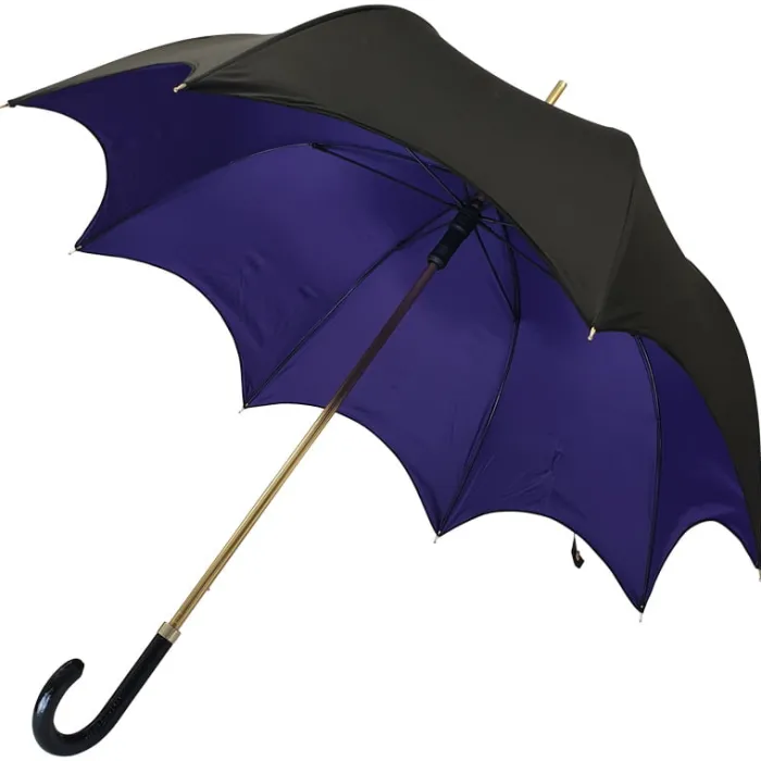 Ladies Vintage Umbrellas|Ladies Vintage Umbrellas-Umbrella Heaven Black and Purple Gothic Umbrella – RAVENNA