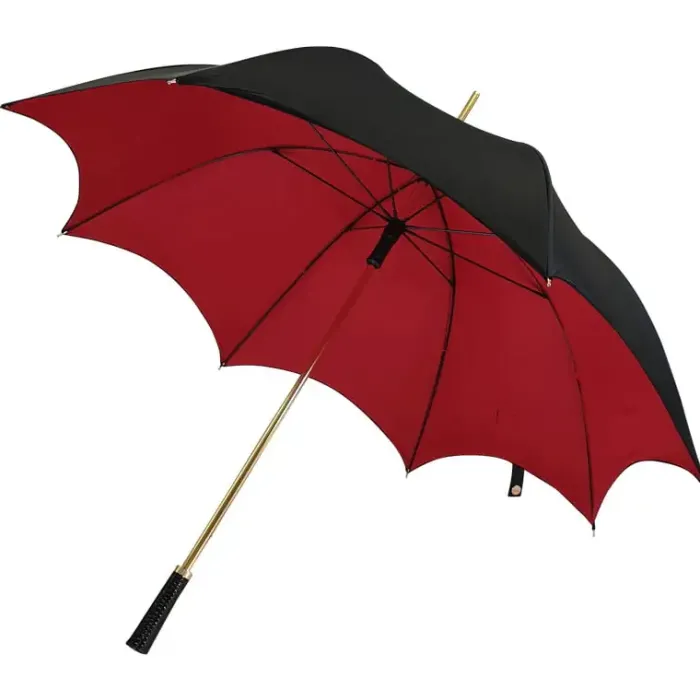 Golf Umbrellas|Ladies Golf Umbrellas-Umbrella Heaven Black and Red Gothic-Style Umbrella – BELLATRIX