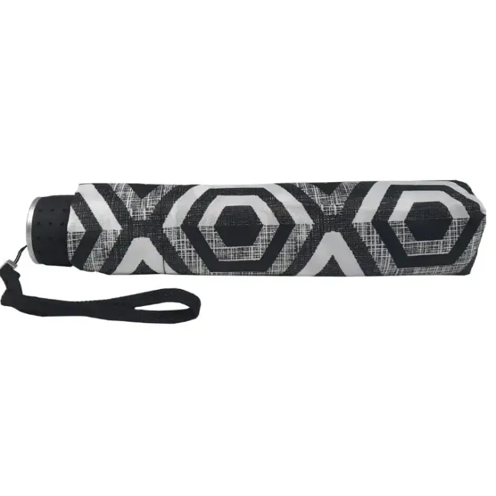 Mens Folding Umbrellas|Fashion-Umbrella Heaven Black and White Compact Umbrellas
