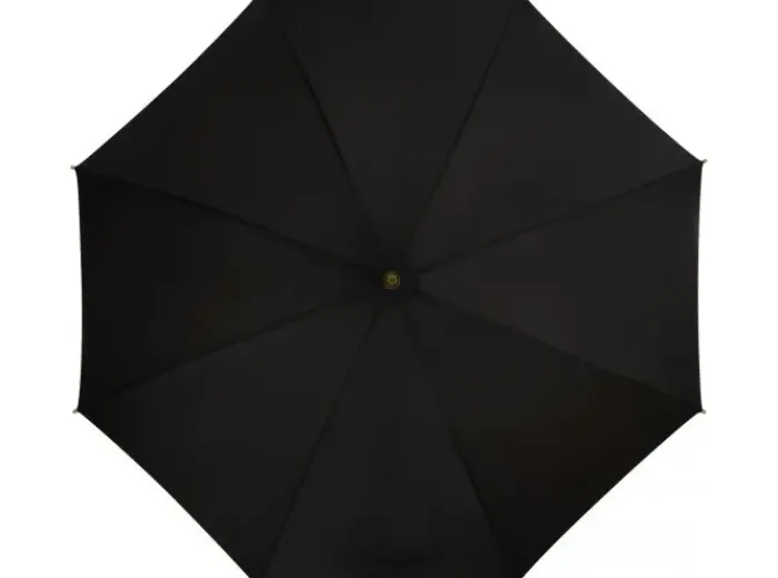 Bridal Umbrellas|Golf Umbrellas-Umbrella Heaven ECO Wood Stick Walking Umbrella – Canopy Made From Recycled Plastics Black