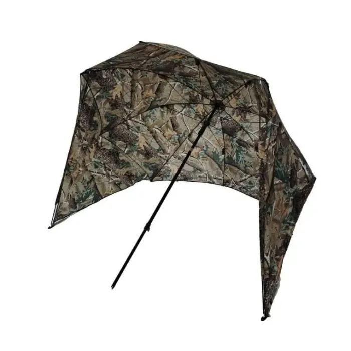 Fishing Umbrellas|Beach Parasols-Umbrella Heaven Camo Bivvy Brolly Fishing Umbrella Camouflage