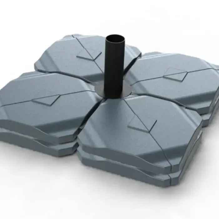 Umbrella / Parasol Bases|Garden Parasols-Umbrella Heaven Cantilever Parasol Base Tiles – water/sand fillable, 160kg (8 Slabs)