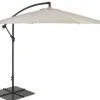 UV Protection Garden Parasols|Garden Parasols-Umbrella Heaven Cantilever Parasols – 3m Aluminium with Crank Handle