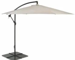 UV Protection Garden Parasols|Garden Parasols-Umbrella Heaven Cantilever Parasols – 3m Aluminium with Crank Handle