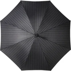 Walking Stick Umbrella|Mens Walking Umbrellas-Umbrella Heaven Checked Walking Stick Umbrella