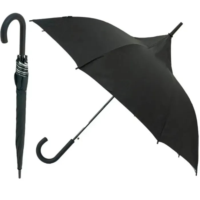 Mens Windproof Umbrella|Mens Walking Umbrellas-Umbrella Heaven Classic Pagoda Umbrella Black