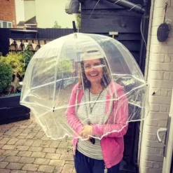 Novelty Umbrellas|Mens Walking Umbrellas-Umbrella Heaven Full Body Umbrella – Extra Cover Umbrella Clear