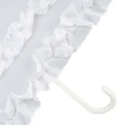 Bridal Umbrellas|Ladies Vintage Umbrellas-Umbrella Heaven Double Frilled Umbrella White
