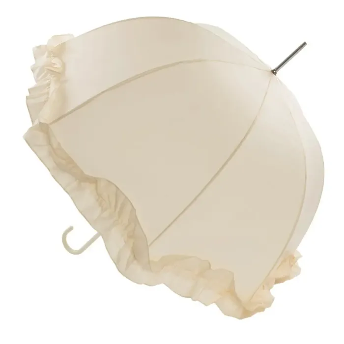 Bridal Umbrellas|Ladies Vintage Umbrellas-Umbrella Heaven Double-Frilled Ivory Umbrella