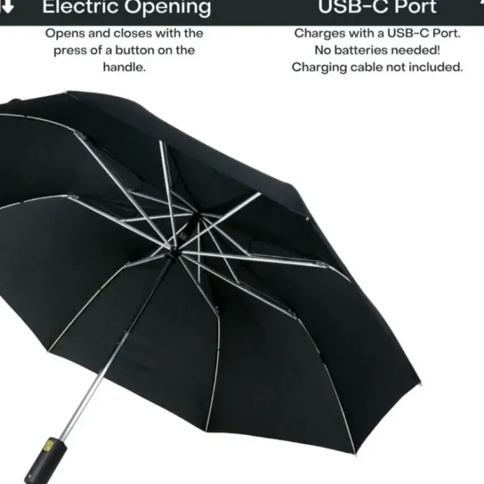 Novelty Umbrellas|Mens Folding Umbrellas-Umbrella Heaven Electric Umbrella – Electric Opening Umbrella Black