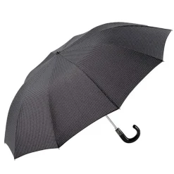 Mens Designer Umbrellas|Mens Folding Umbrellas-Umbrella Heaven Ezpeleta Large Folding Automatic Crook Handle Umbrella