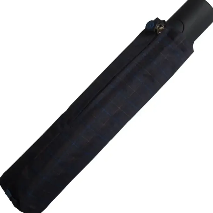 Mens Designer Umbrellas|Mens Folding Umbrellas-Umbrella Heaven Ezpeleta Mens Grid Patterned Umbrella
