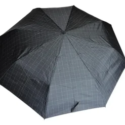Mens Designer Umbrellas|Mens Folding Umbrellas-Umbrella Heaven Ezpeleta Mens Grid Patterned Umbrella