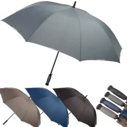 Windproof Golf Umbrellas|Golf Umbrellas-Umbrella Heaven Ezpeleta Scotchlite Reflective Trim Golf Umbrella