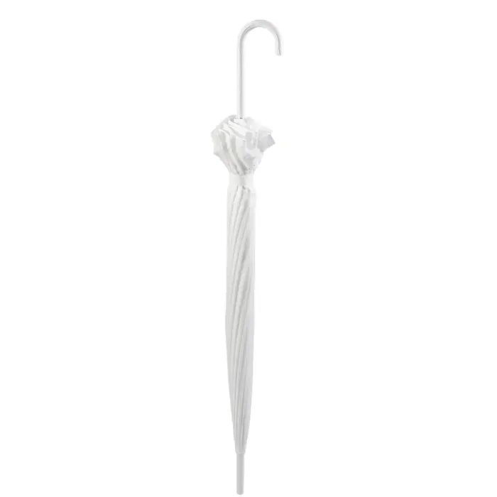 Bridal Umbrellas|Ladies Vintage Umbrellas-Umbrella Heaven Frilled Pagoda White