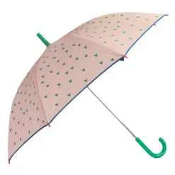 Girls Umbrellas-Umbrella Heaven Girls Pink Umbrella – Heart Print