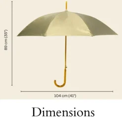 Bridal Umbrellas|UV Protection Walking Umbrellas-Umbrella Heaven Umbrella – Metallic Umbrella – UV Protective Gold