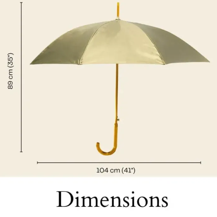 Bridal Umbrellas|UV Protection Walking Umbrellas-Umbrella Heaven Umbrella – Metallic Umbrella – UV Protective Gold