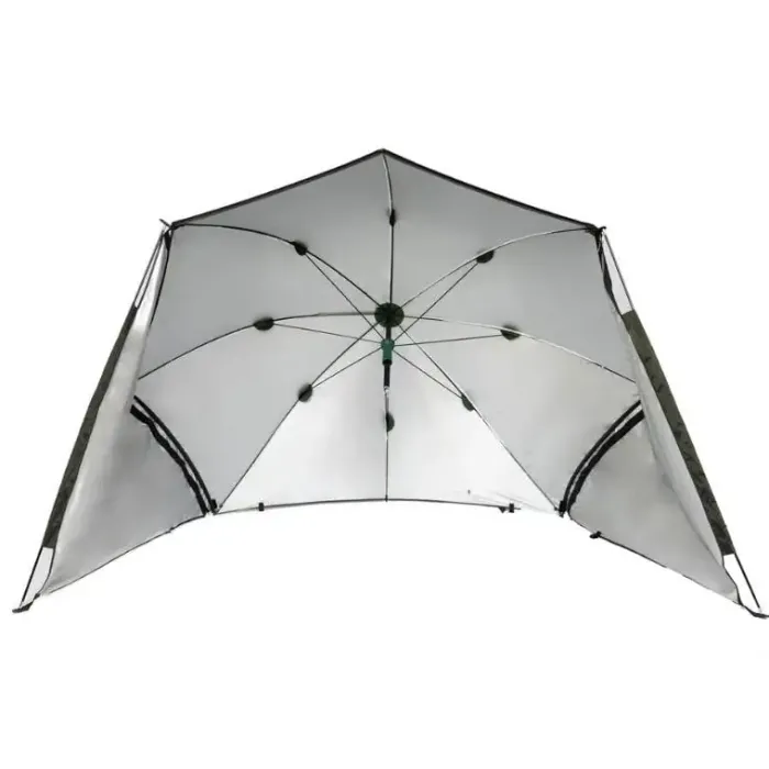 Fishing Umbrellas|Beach Parasols-Umbrella Heaven 3-in-1 UV Umbrella Bivvy Shelter Green