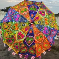 Bridal Umbrellas|Garden Parasols-Umbrella Heaven Indian Garden Umbrellas / Boho Parasols – Choice of Designs
