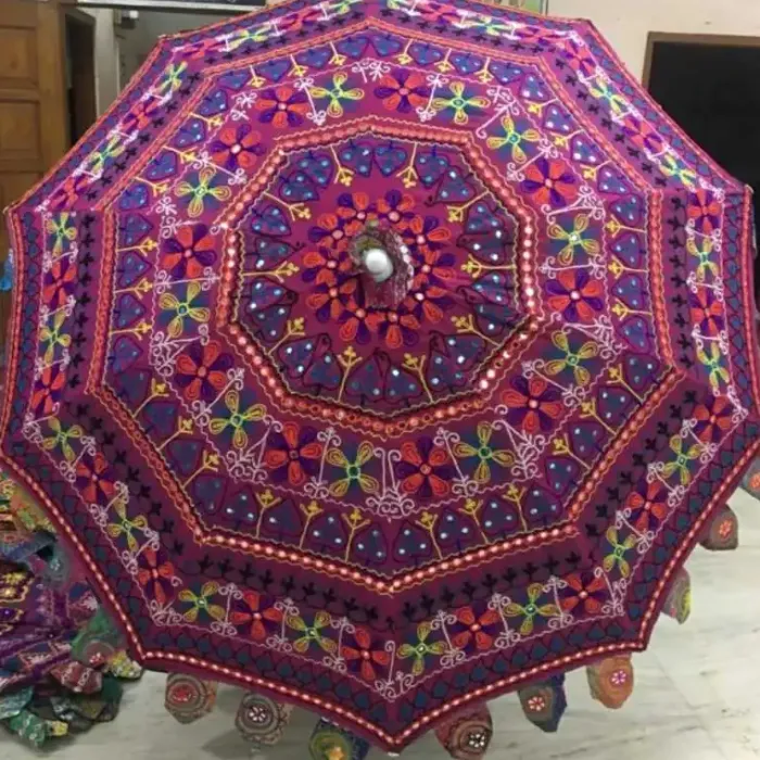 Bridal Umbrellas|Garden Parasols-Umbrella Heaven Indian Garden Umbrellas / Boho Parasols – Choice of Designs