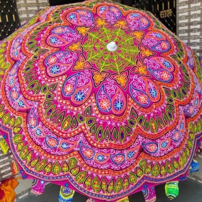 Bridal Umbrellas|Garden Parasols-Umbrella Heaven Indian Garden Umbrellas / Boho Parasols – Choice of Designs