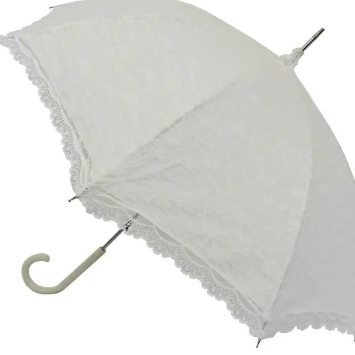 Bridal Umbrellas|Ladies Vintage Umbrellas-Umbrella Heaven Victorian Lace Umbrella Ivory