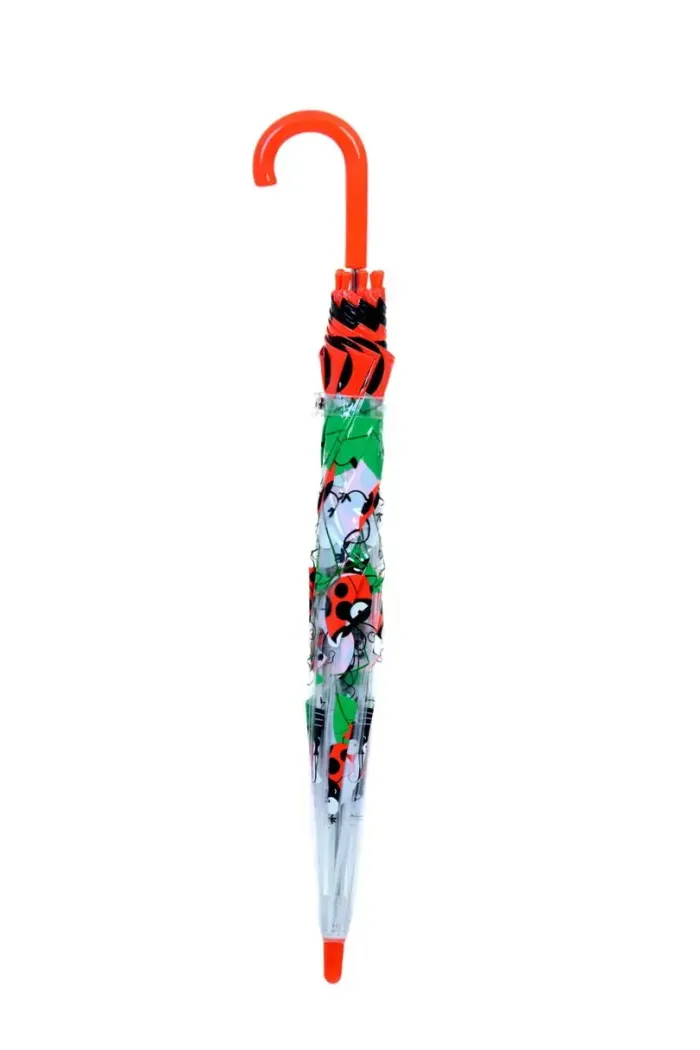 Kids Dome Umbrella|Boys Umbrellas-Umbrella Heaven LADYBIRD PVC Kids Umbrella
