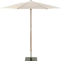 UV Protection Garden Parasols|Garden Parasols-Umbrella Heaven 2.5m Round Wood Parasol – Choice of 9 Colours