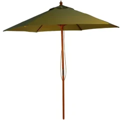 Garden Parasols|Beach Parasols-Umbrella Heaven 2.5m Wood Pulley Parasol UV 50+ choice of 10 colours