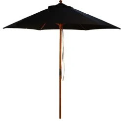 Garden Parasols|Beach Parasols-Umbrella Heaven 2.5m Wood Pulley Parasol UV 50+ choice of 10 colours