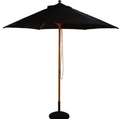 Garden Parasols|Beach Parasols-Umbrella Heaven 2.5m Wood Pulley Parasol UV 50+ choice of 10 colours