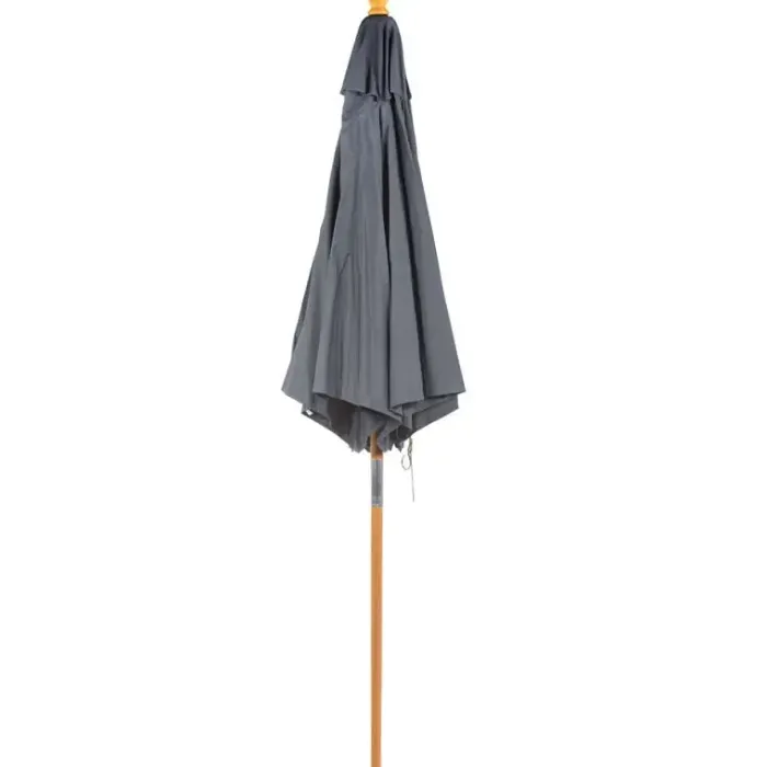 Garden Parasols|Beach Parasols-Umbrella Heaven 2.5m Wood Pulley Parasol UV 50+ choice of 10 colours