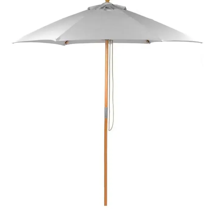 Garden Parasols|Beach Parasols-Umbrella Heaven 2.5m Wood Pulley Parasol UV 50+ choice of 10 colours