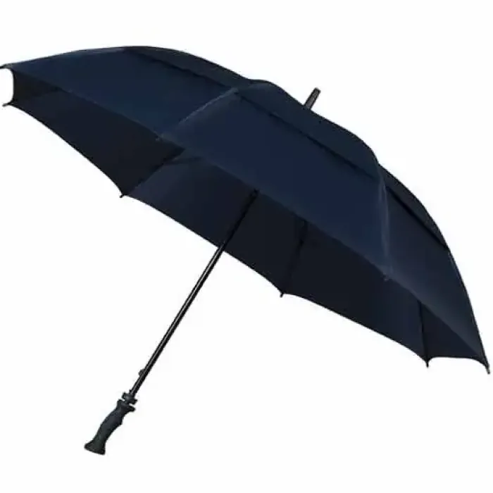 Windproof Golf Umbrellas|Golf Umbrellas-Umbrella Heaven MaxiVent Navy Golf Umbrella – Vented, Windproof