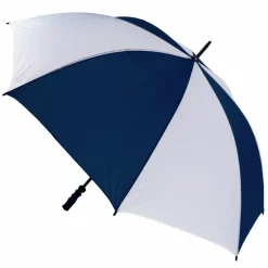 Windproof Golf Umbrellas|Golf Umbrellas-Umbrella Heaven Navy & White Golf Umbrella – Windproof