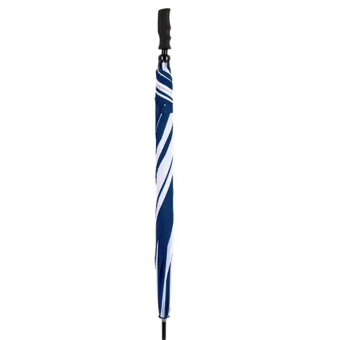 Windproof Golf Umbrellas|Golf Umbrellas-Umbrella Heaven Navy & White Golf Umbrella – Windproof