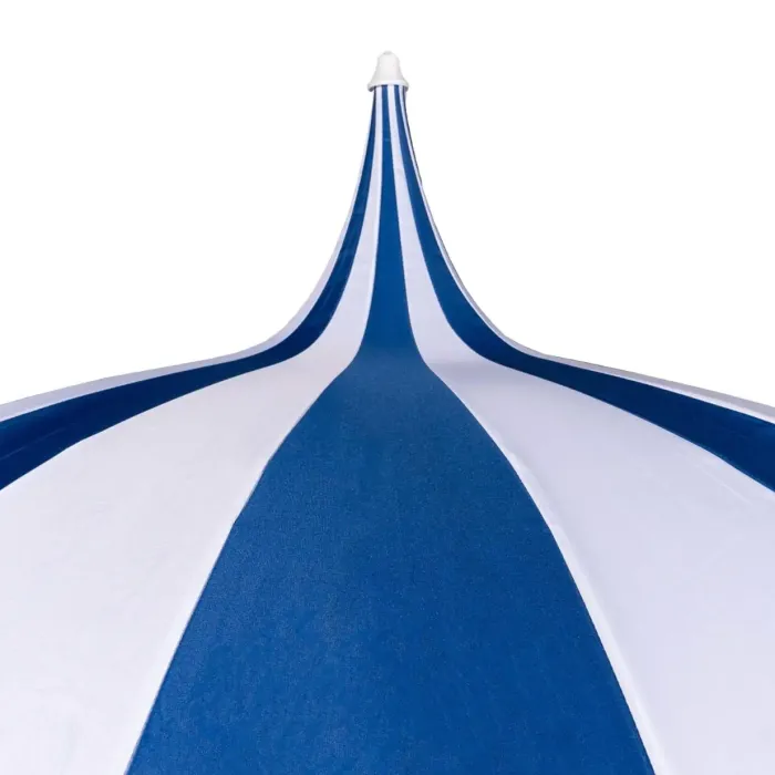 Garden Parasols|Beach Parasols-Umbrella Heaven Navy and Cream Pagoda Garden Parasol
