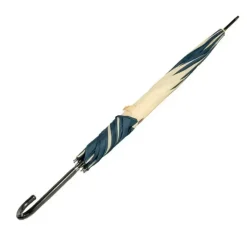 Flower Petal Swirl Umbrellas|Ladies Walking-Umbrella Heaven Navy and Cream Petal Swirl Umbrella