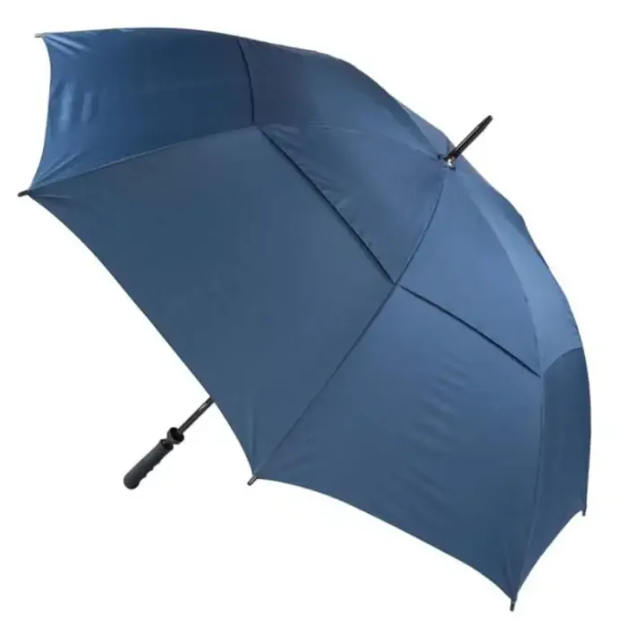 Windproof Golf Umbrellas|Golf Umbrellas-Umbrella Heaven Navy Vented Golf Umbrella