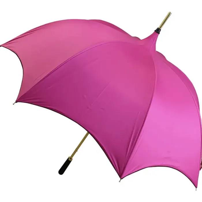 Golf Umbrellas|Ladies Golf Umbrellas-Umbrella Heaven Pink and Black Gothic-Style Umbrella – SABRINA