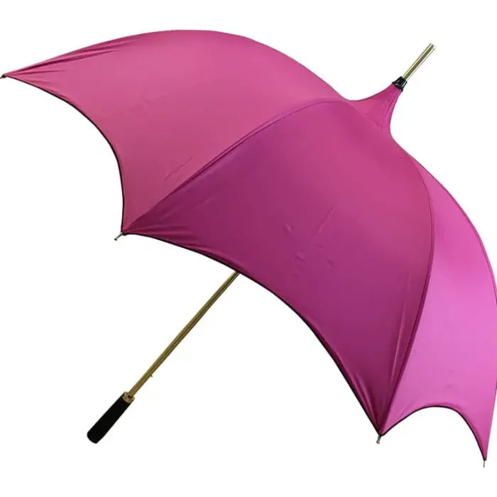 Golf Umbrellas|Ladies Golf Umbrellas-Umbrella Heaven Pink and Black Gothic-Style Umbrella – SABRINA