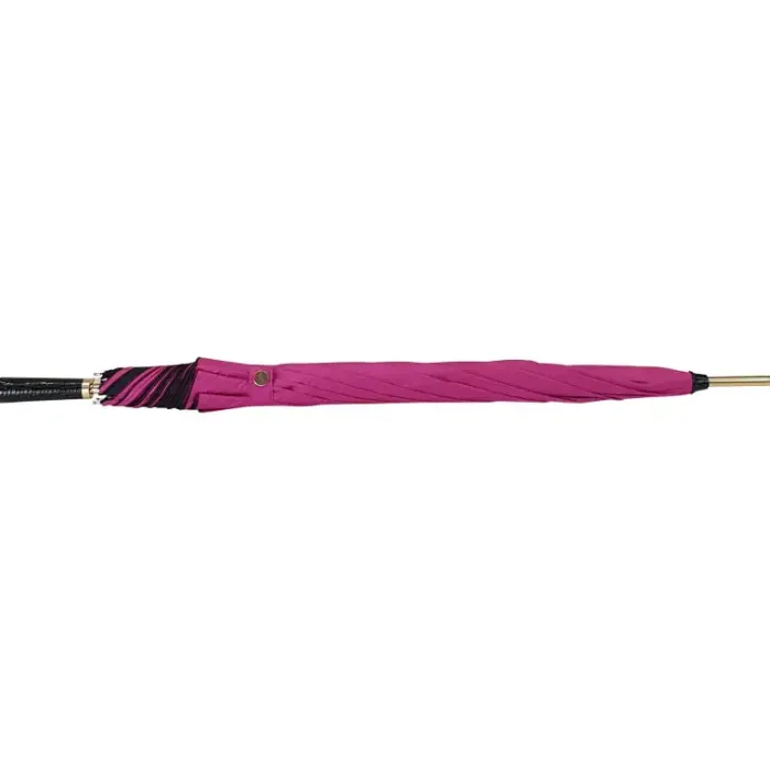 Golf Umbrellas|Ladies Golf Umbrellas-Umbrella Heaven Pink and Black Gothic-Style Umbrella – SABRINA