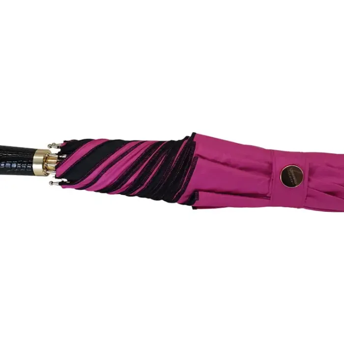 Golf Umbrellas|Ladies Golf Umbrellas-Umbrella Heaven Pink and Black Gothic-Style Umbrella – SABRINA