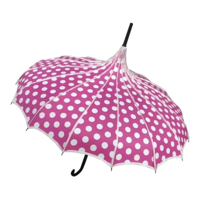 Ladies Vintage Umbrellas|Ladies Vintage Umbrellas-Umbrella Heaven Polka Dot Pagoda Umbrella
